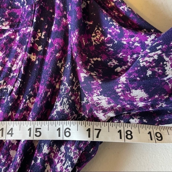 41 hawthorn stitch fix purple  Jacquelyn shirt dress size small pockets elastic - Picture 10 of 10